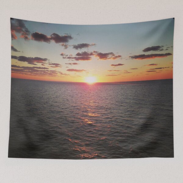 Item preview, Beautiful Ocean Sunset with clouds designed and sold by mayankdozdesign.