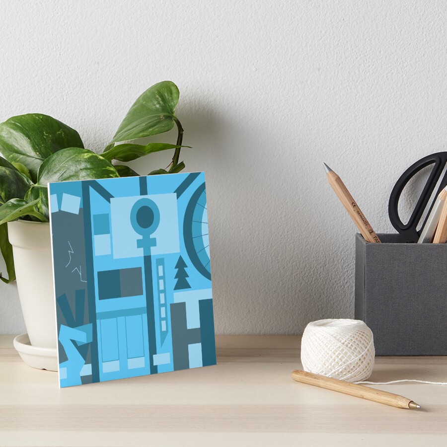 Item preview, Art Board Print designed and sold by FranDraws.