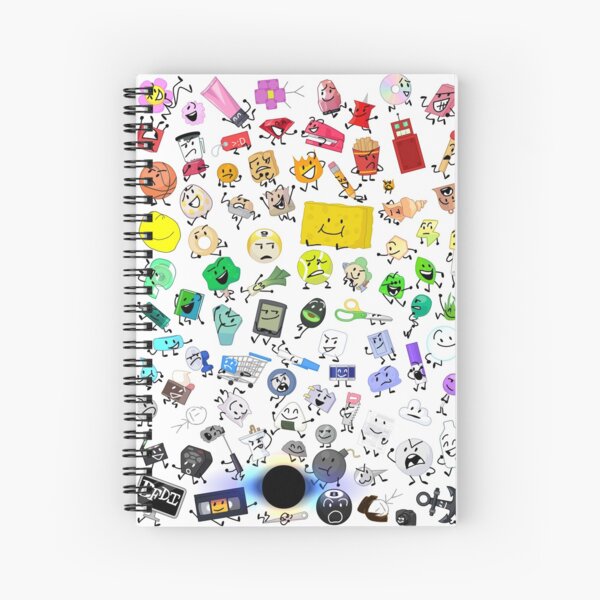 Battle Spiral Notebooks Redbubble - bfb in roblox battle for bfdi roleplay