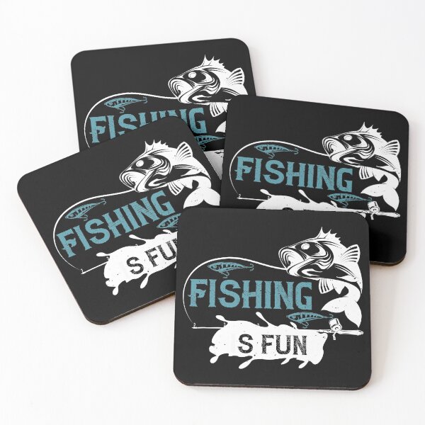 Item preview, Fishing Is Fun designed and sold by GoodVibeDesign.