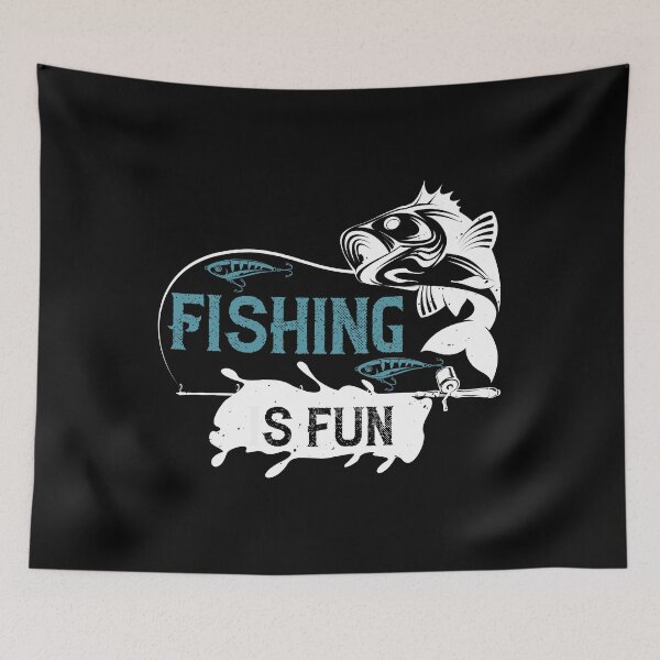 Item preview, Fishing Is Fun designed and sold by GoodVibeDesign.