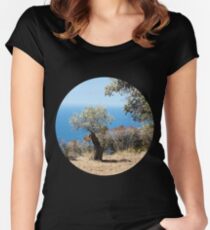 Majorca Tailliertes Rundhals-Shirt