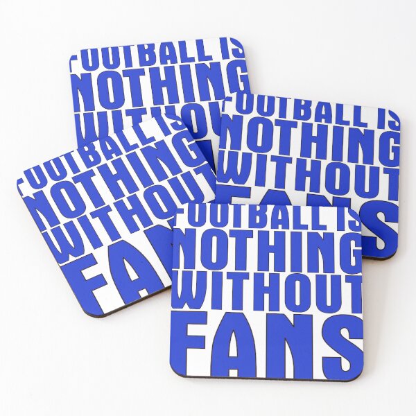 Item preview, Football is nothing without fans (Blue) designed and sold by halibutgoatramb.