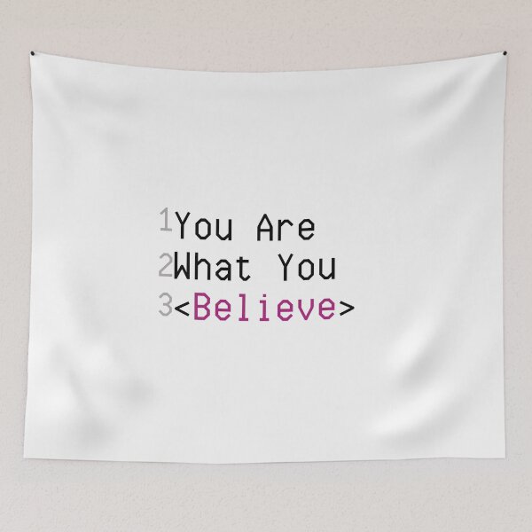 Item preview, You Are What You Believe designed and sold by retro87tee.