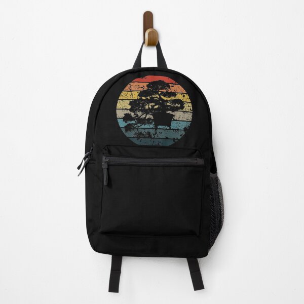 Item preview, Pacific Ocean Retro Vintage Japanese art Bonsai Tree Sunset designed and sold by kd4tee.