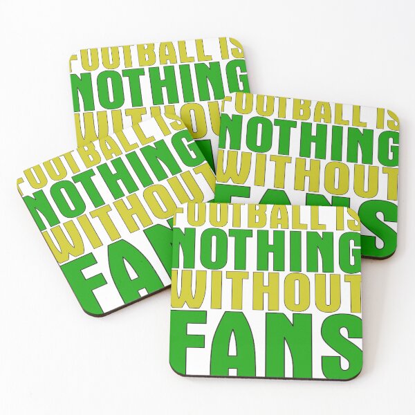 Item preview, Football is nothing without fans (Yellow & Green) designed and sold by halibutgoatramb.