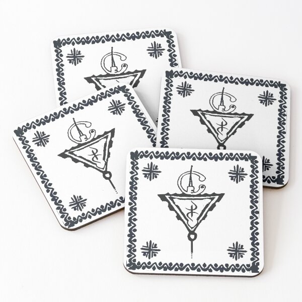 Item preview, Moroccan Inspiration - Fibula and Berber drawings designed and sold by RabiaDesigns.