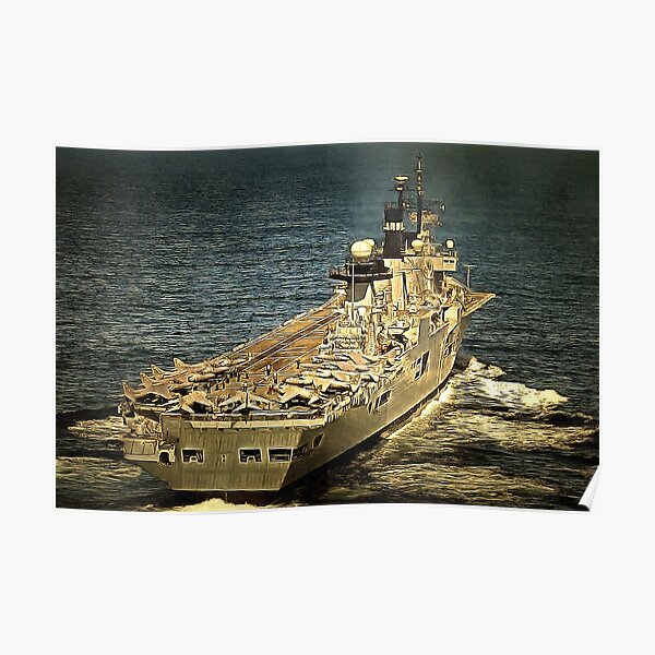 HMS Illustrious, 801 NAS embarked Poster