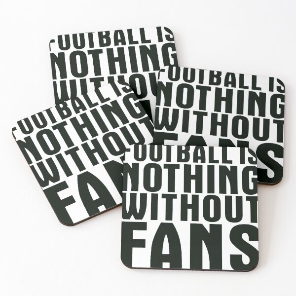 Item preview, Football is nothing without fans (Black) designed and sold by halibutgoatramb.