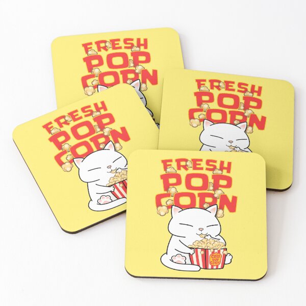 Aperçu de l'œuvre Chubby Cat Pop Corn créée et vendue par Takeda-art.