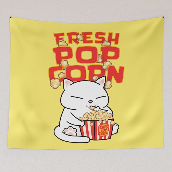 Item preview, Chubby Cat Pop Corn designed and sold by Takeda-art.