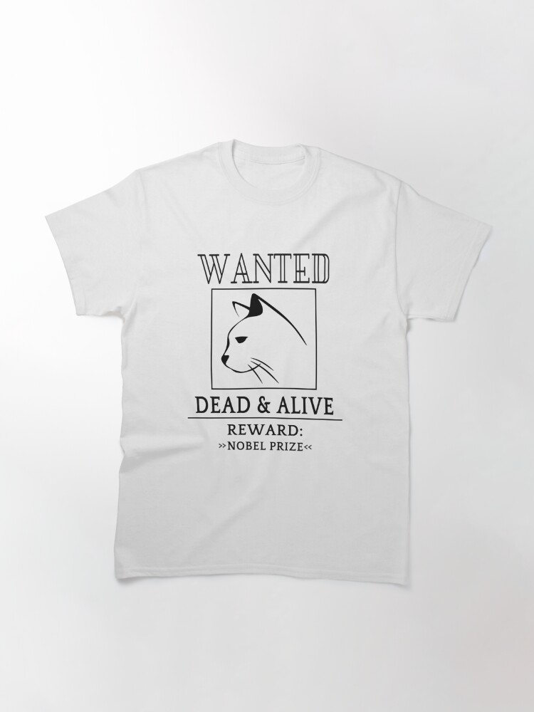 wanted dead or alive cat shirt