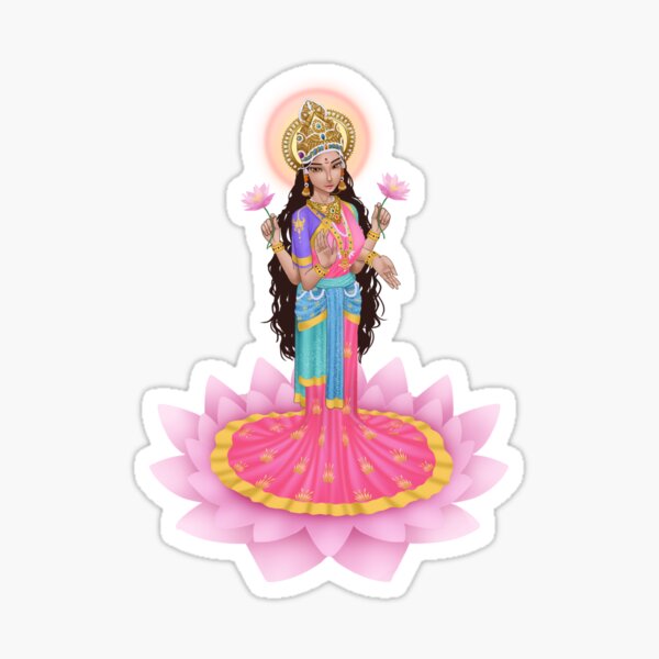 Goddess Lakshmi! Sticker