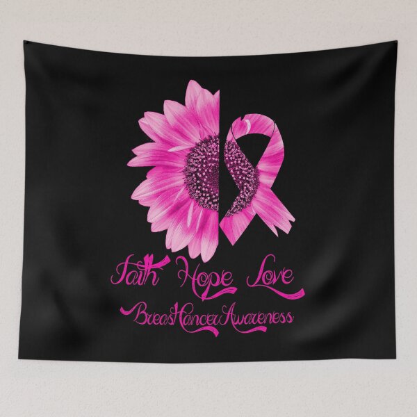 Item preview, Faith Hope Love Breast Cancer Awar Pink Sunflower designed and sold by kd4tee.