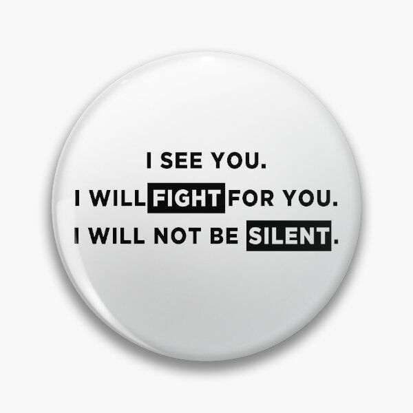 Item preview, I will not be silent designed and sold by Skeptikon.