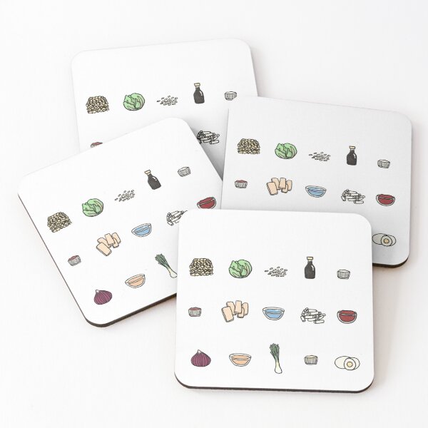 Item preview, Food Ingredients Sticker Pack designed and sold by beanming.