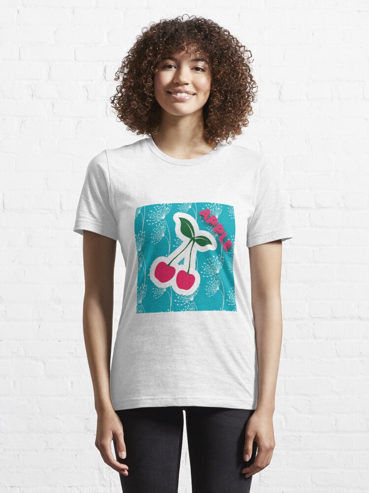 apple shape t shirt