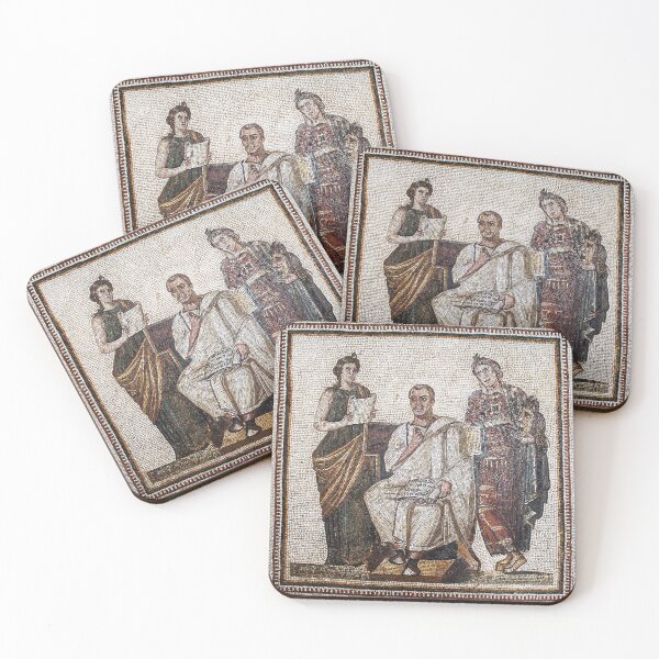 Item preview, Vergil Roman Mosaic designed and sold by epistemomania.