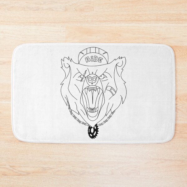 Item preview, Ride Fixed Gear Bear Black designed and sold by RabeDesigns.