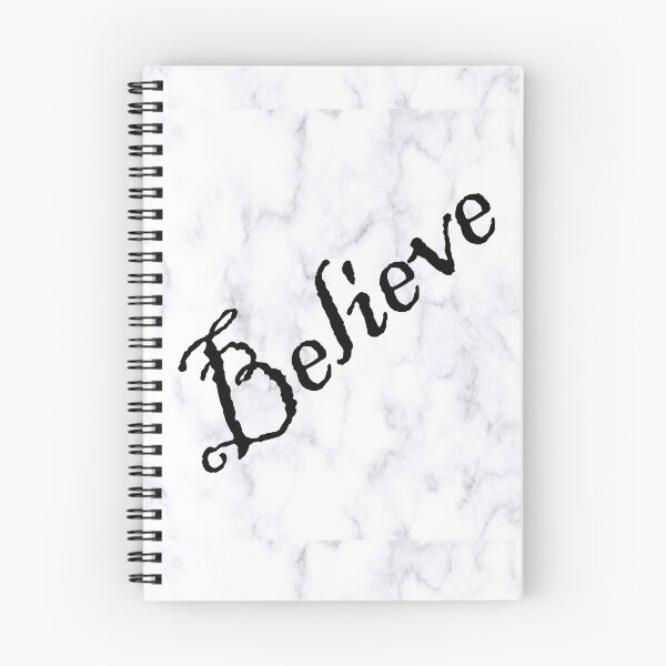 Item preview, Believe Message, Faith, Hope, Inspirational Graphic Art White Marble Designed Background, Black Lettering: Clothing, Home Decor, Phone Cases, Face Masks & More! designed and sold by tamdevo1.