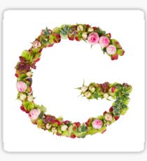 Capital Letter G Part of a set of letters, Numbers and symbols Sticker