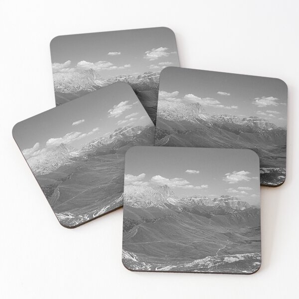 Item preview, Green Mountain Valley Alpine Landscape bnw designed and sold by Anna Lemos.