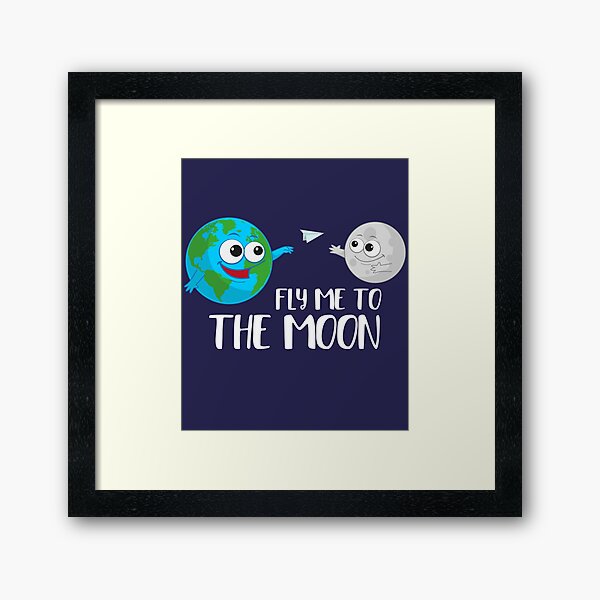 Fly Me To Wall Art Redbubble - fly me to the moon roblox id nightcore