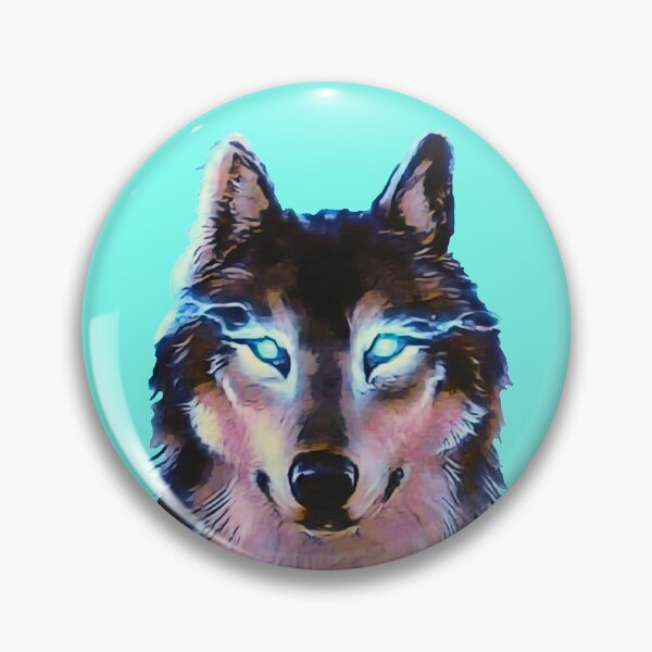 Item preview, Wolf with green shining eyes designed and sold by helenkaiy.