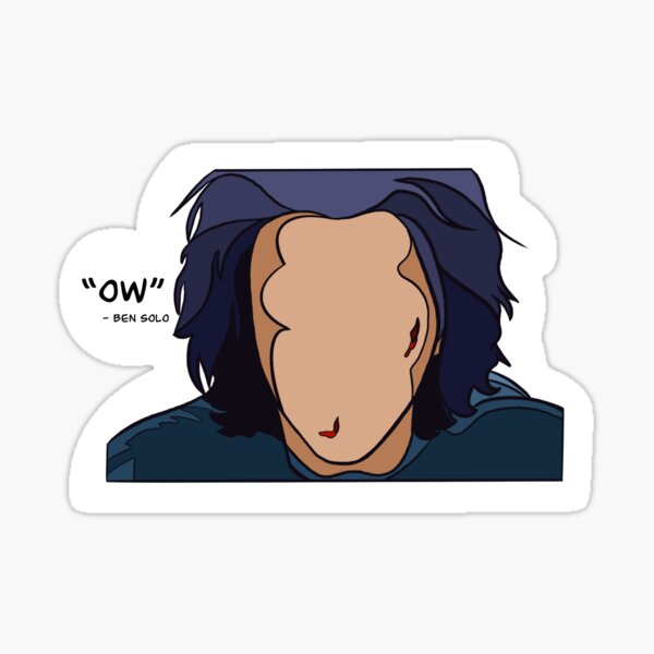 Vista previa del artículo con la obra «Palabras de Ben Solo», diseñado y vendido por makemedinosore.