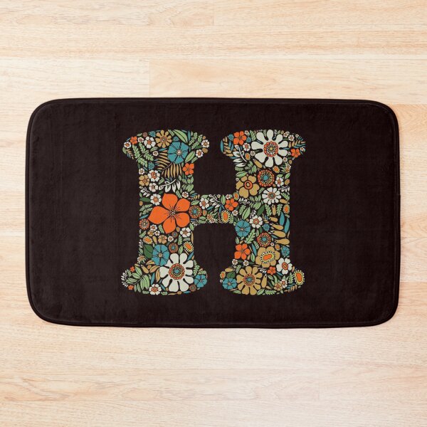 Item preview, Hippie Floral Letter H designed and sold by zeljkica.
