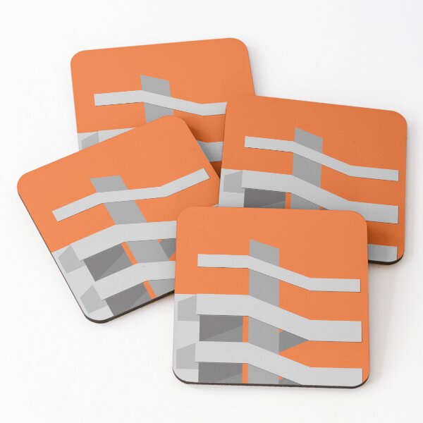 Item preview, concrete car park orange designed and sold by marciadesigns.
