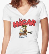Hagar The Rockstar Women's Fitted V-Neck T-Shirt