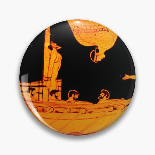 Item preview, The Sirens and Ulysses - greek pottery designed and sold by epistemomania.