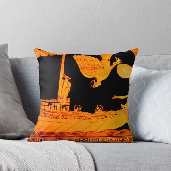 Item preview, The Sirens and Ulysses - greek pottery designed and sold by epistemomania.