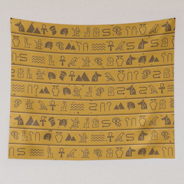 Item preview, Egyptian Hieroglyphics designed and sold by Vector Scout Lab.