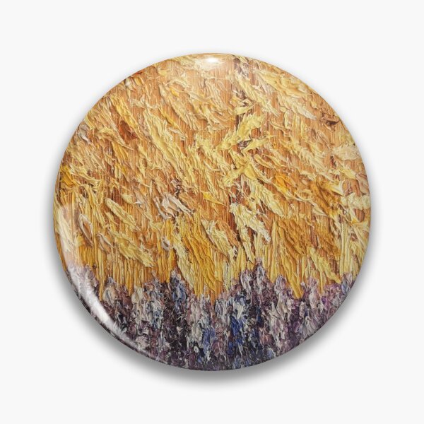Item preview, Lavender, rye, wheat. Floral yellow and purple abstract designed and sold by ElenaGalaxyArt.