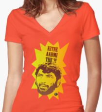 Salt of Gabbar Women's Fitted V-Neck T-Shirt