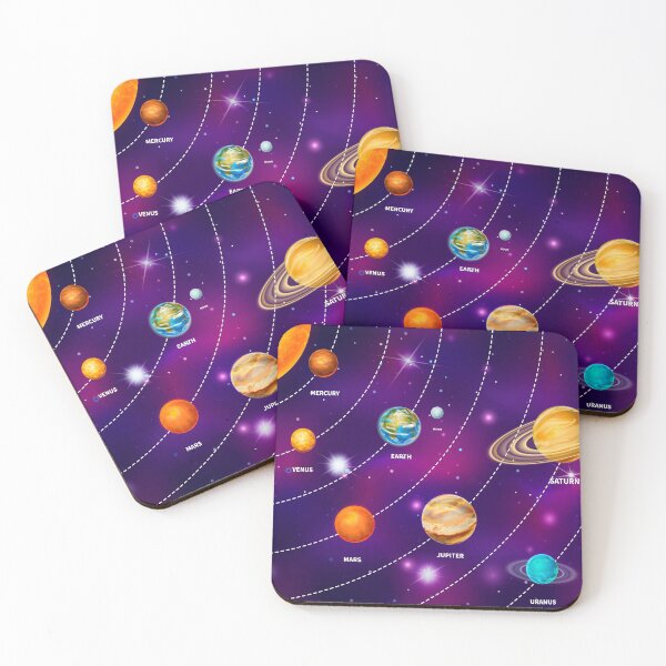 Item preview, Space Planets Solar System Pattern designed and sold by MagicBoutique.