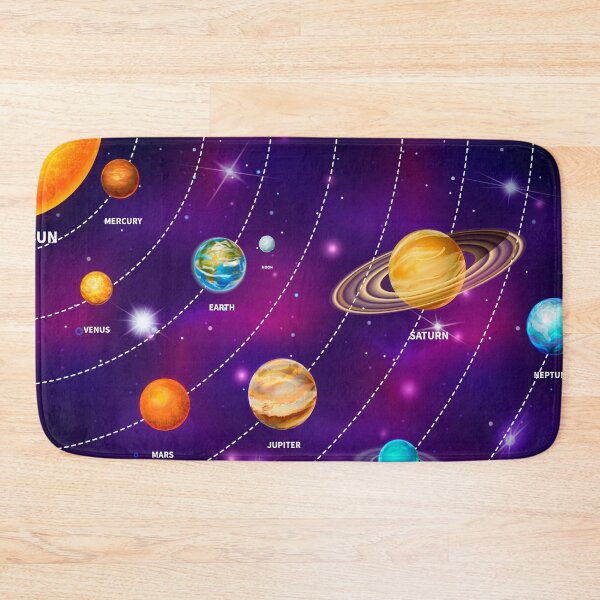 Item preview, Space Planets Solar System Pattern designed and sold by MagicBoutique.