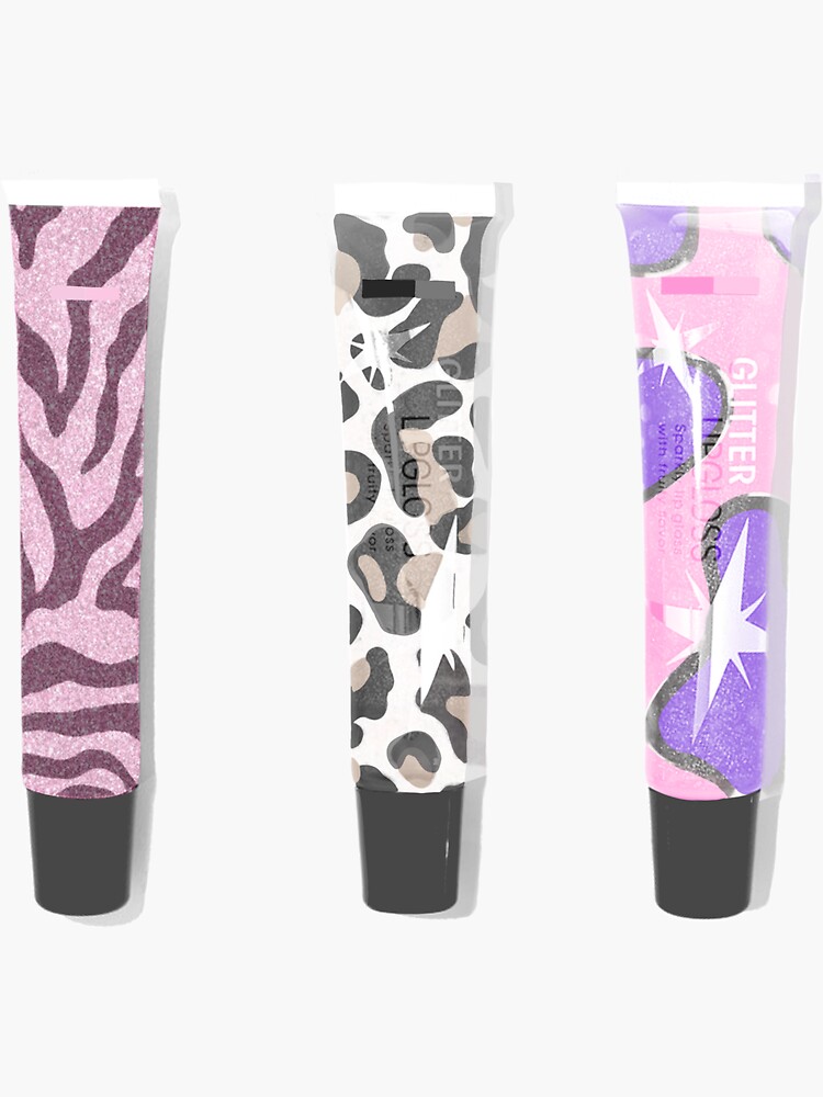 Sticker « Ensemble d'autocollants brillant à lèvres brillant! Pastel », par floweryhaven