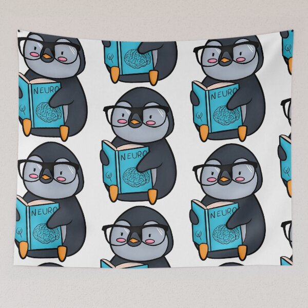 Item preview, Smart penguin designed and sold by Nayohmee.