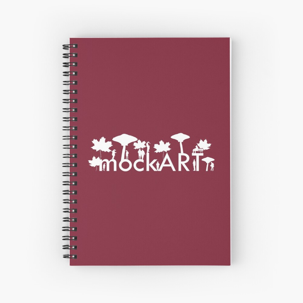Item preview, Spiral Notebook designed and sold by mockART.
