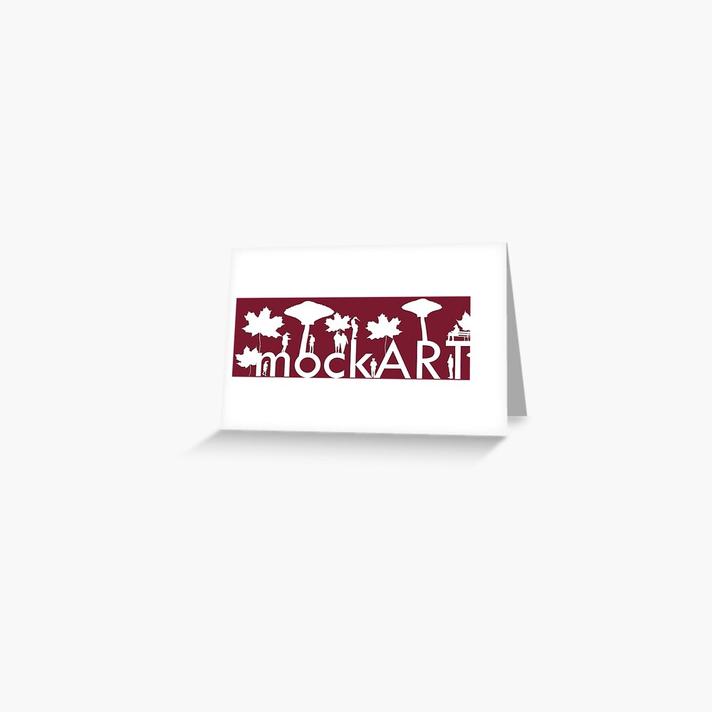 Item preview, Greeting Card designed and sold by mockART.