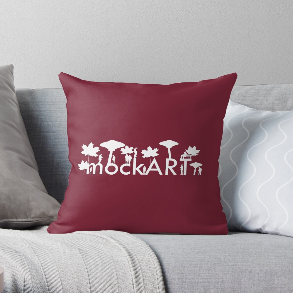 Item preview, Throw Pillow designed and sold by mockART.
