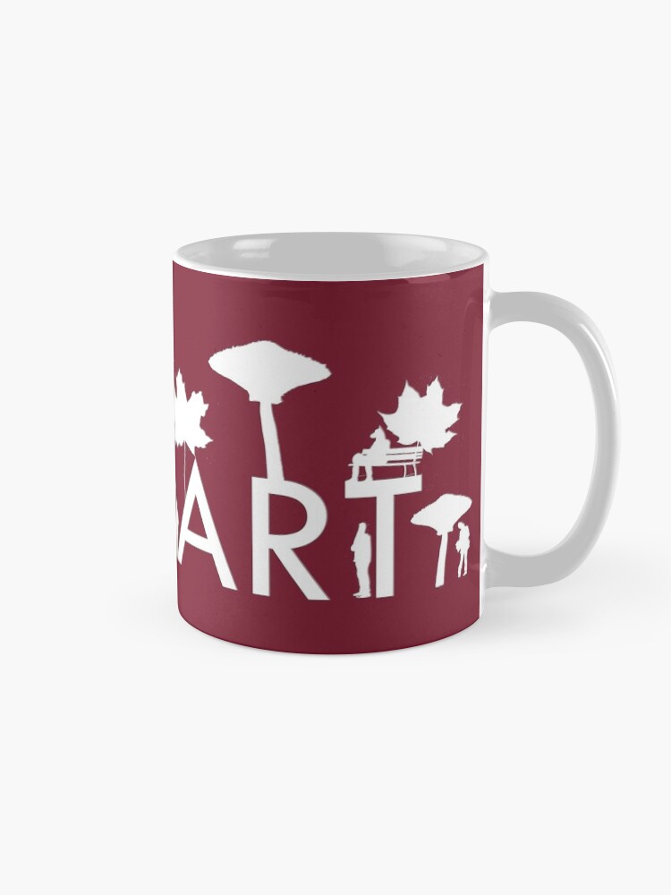 Thumbnail 5 of 6, Coffee Mug, mockART - Parklife (Light) designed and sold by mockART.