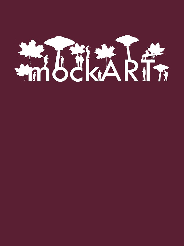 Thumbnail 7 of 7, Classic T-Shirt, mockART - Parklife (Light) designed and sold by mockART.
