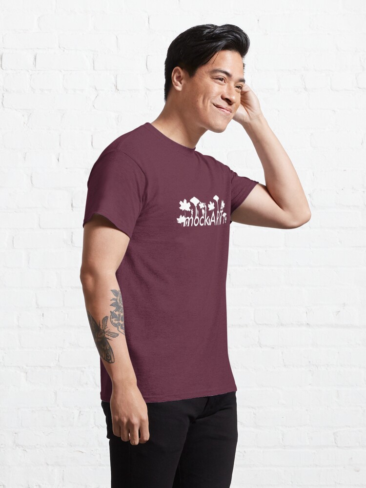 Thumbnail 5 of 7, Classic T-Shirt, mockART - Parklife (Light) designed and sold by mockART.