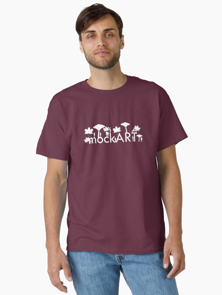 Thumbnail 1 of 7, Classic T-Shirt, mockART - Parklife (Light) designed and sold by mockART.
