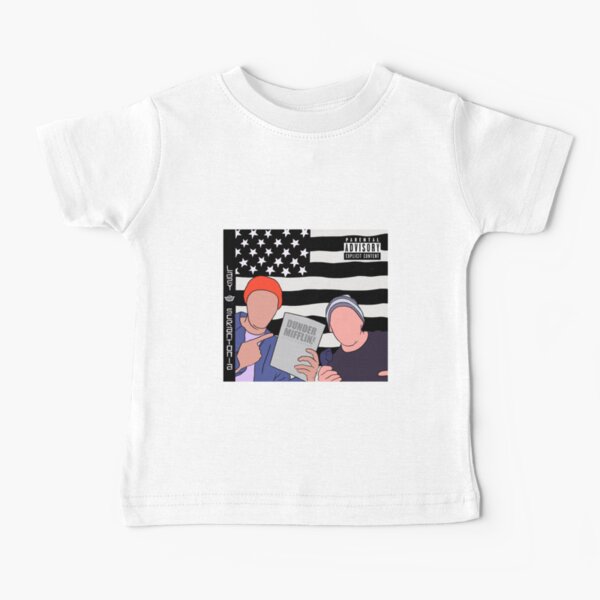 Lazy Scranton OutKast inspired album cover Dwight and Michael Baby T-Shirt
