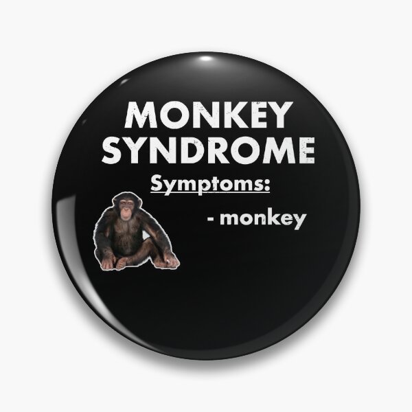 Item preview, Monkey Syndrome Meme Symptoms designed and sold by elderberry.